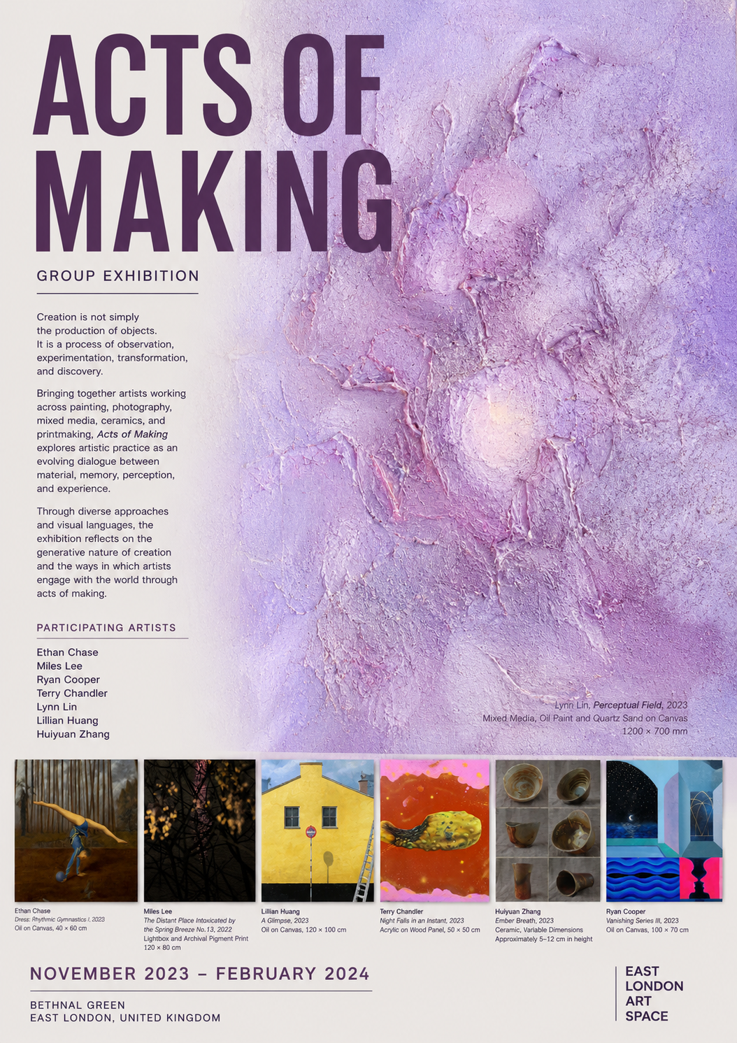 Acts of Making Exhibition Poster